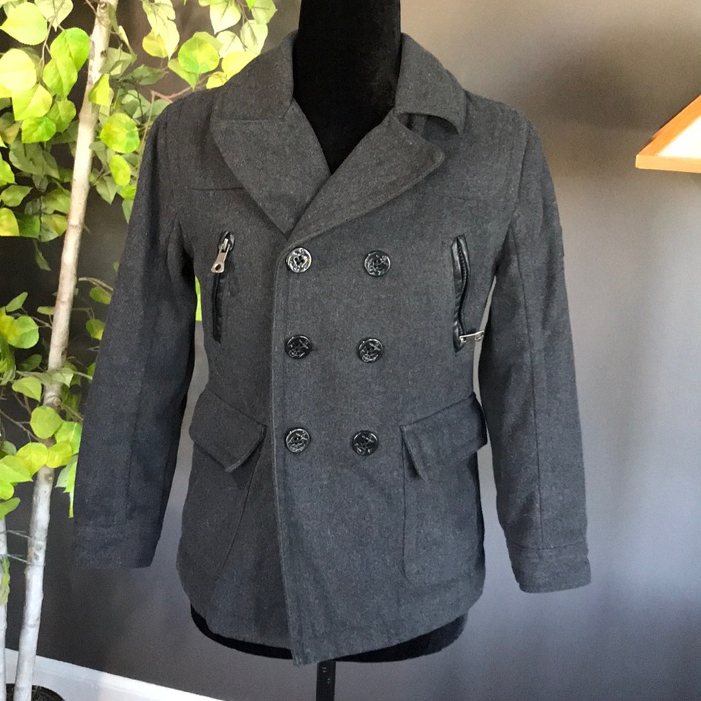 Boys Urban Republic Wool Dress Coat